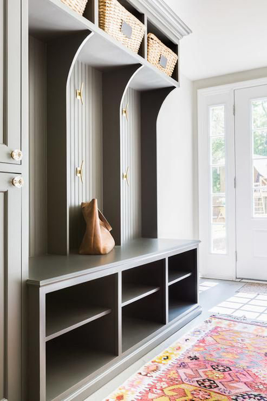 A round up of mudroom bench inspiration for the modern day home!