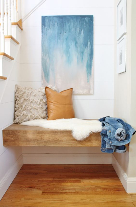 A round up of mudroom bench inspiration for the modern day home!