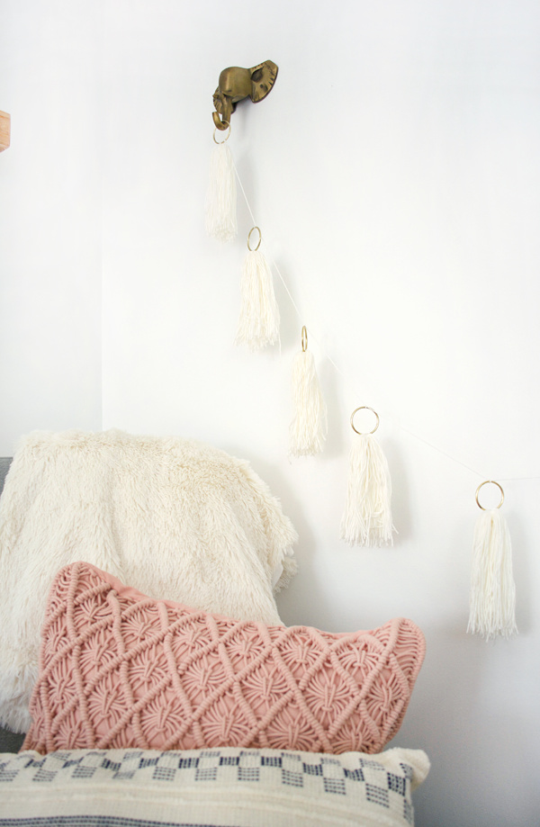 Tassel shop garland bedroom
