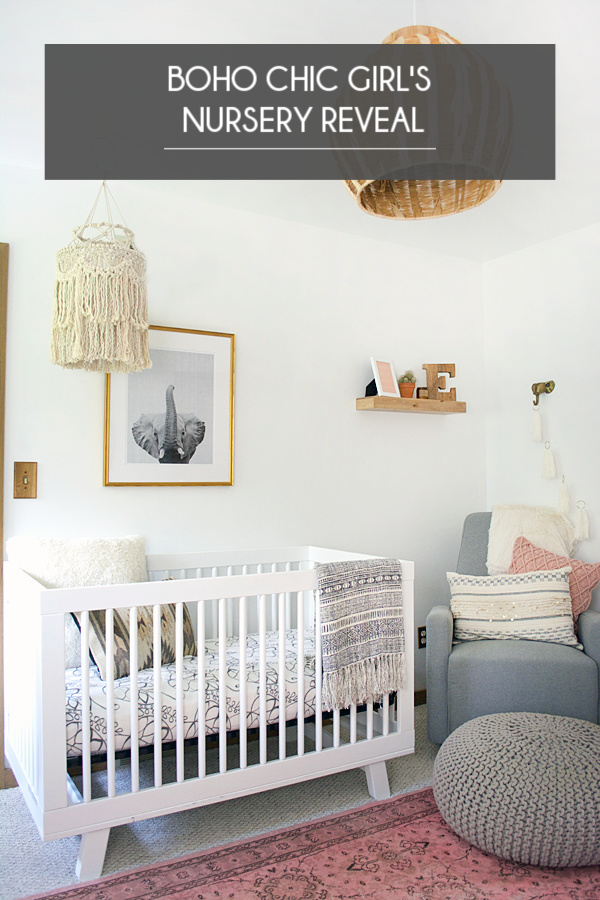 Boho Chic Girl's Nursery Reveal