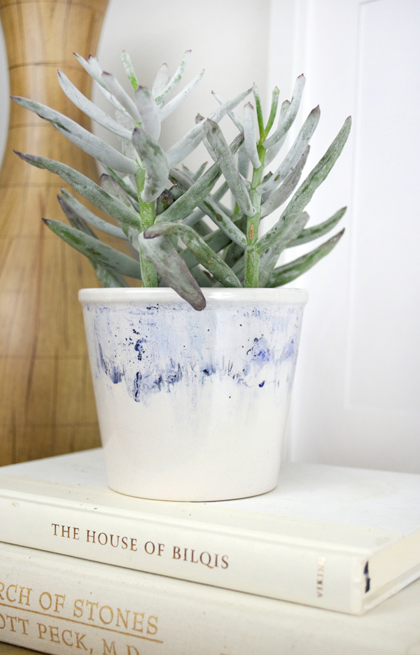 Watercolor Succulent Planter