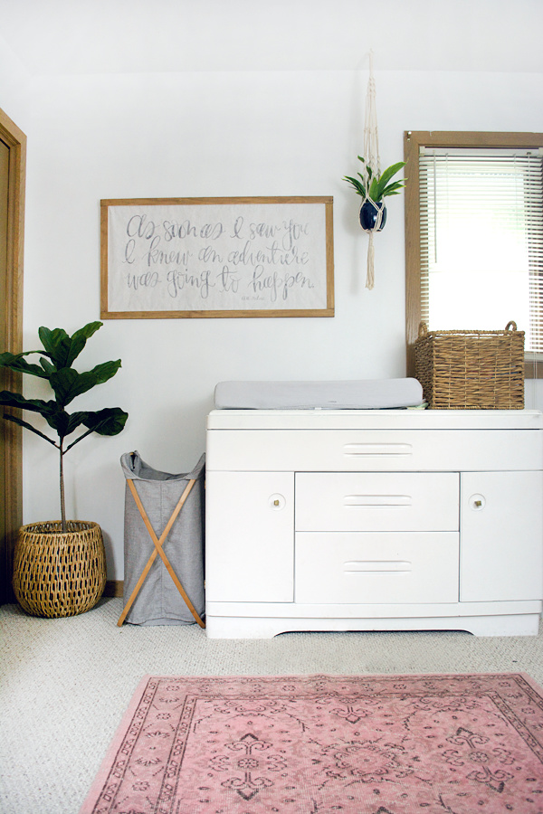 Modern Nursery Changing Table