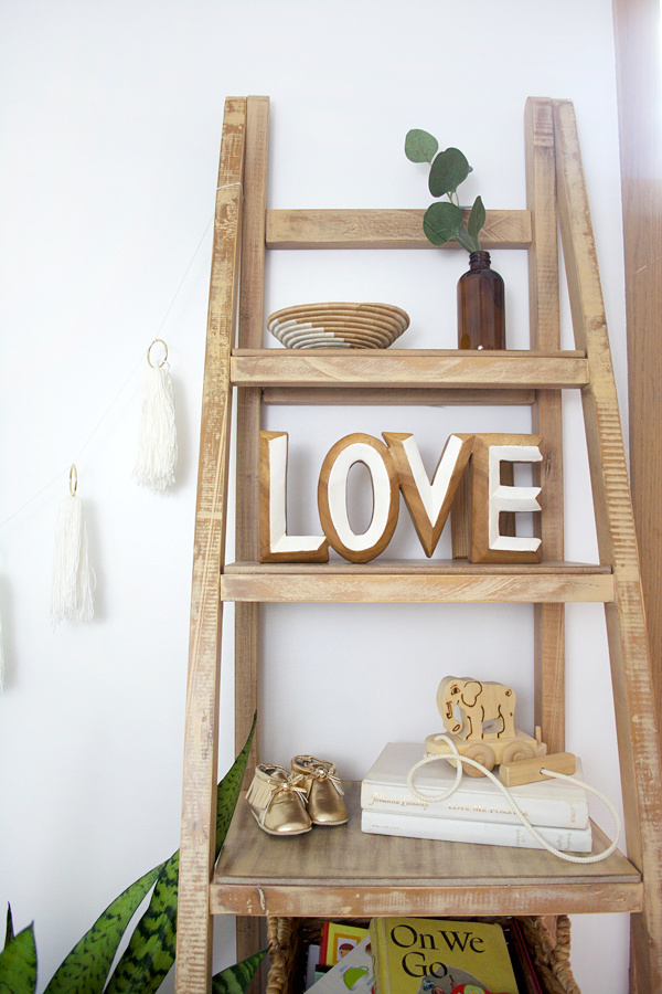 Boho Ladder Shelf