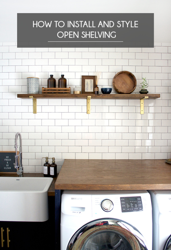 How To Style Open Shelving In Your Bathroom – The Home Edit