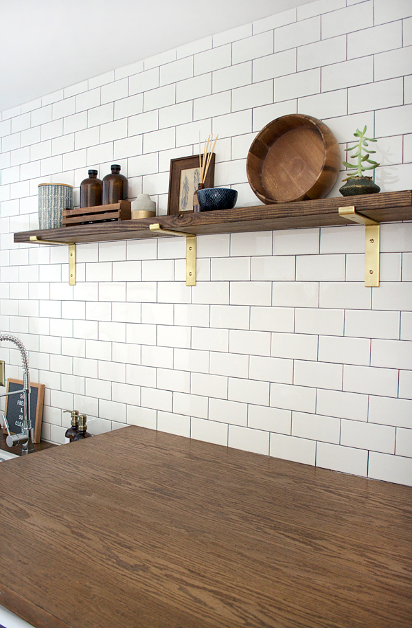 Styling Open Shelving Tutorial