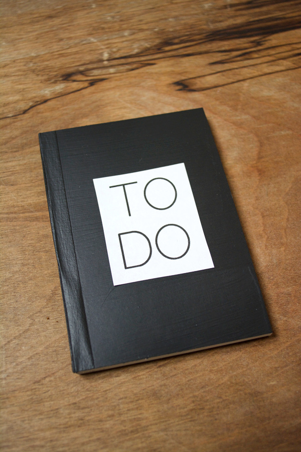 To Do Mini Chalkboard Notebook