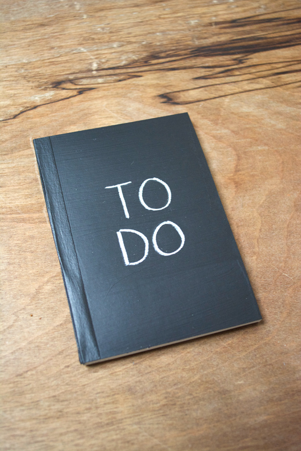 To Do Mini Chalkboard Notebook