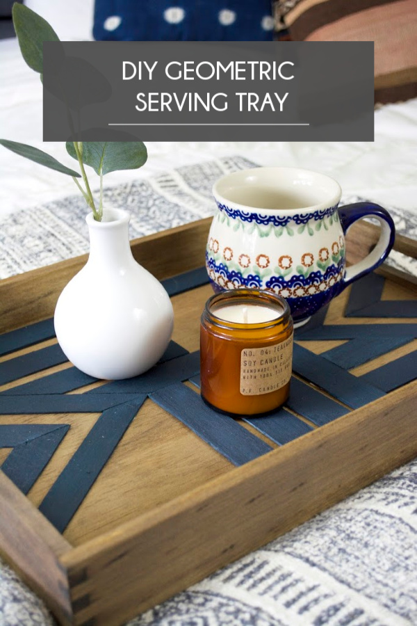 Diy Geometric Serving Tray