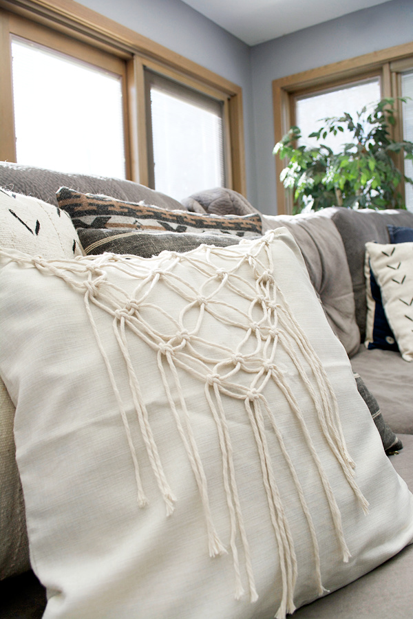 Macrame Pillow DIY