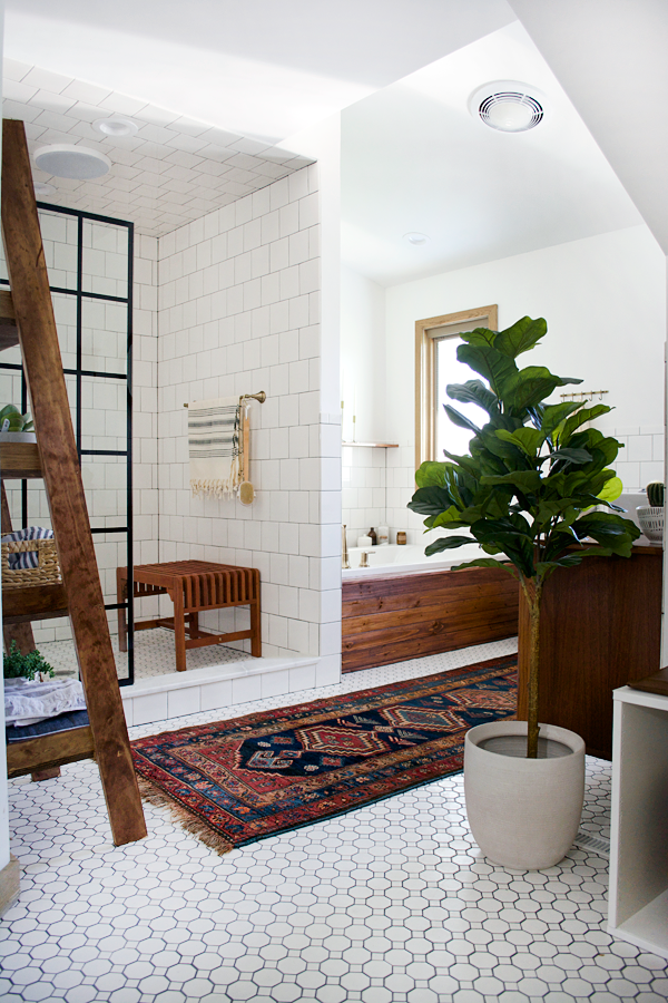 Modern Vintage Bathroom Makeover