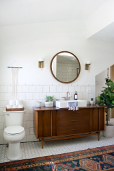 Modern Vintage Bathroom Reveal - BREPURPOSED