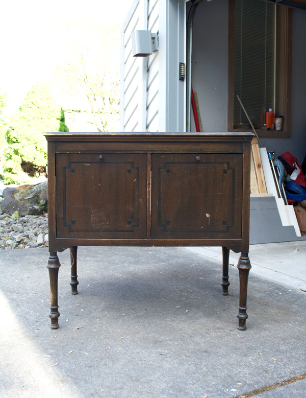 Radio Cabinet Makeover