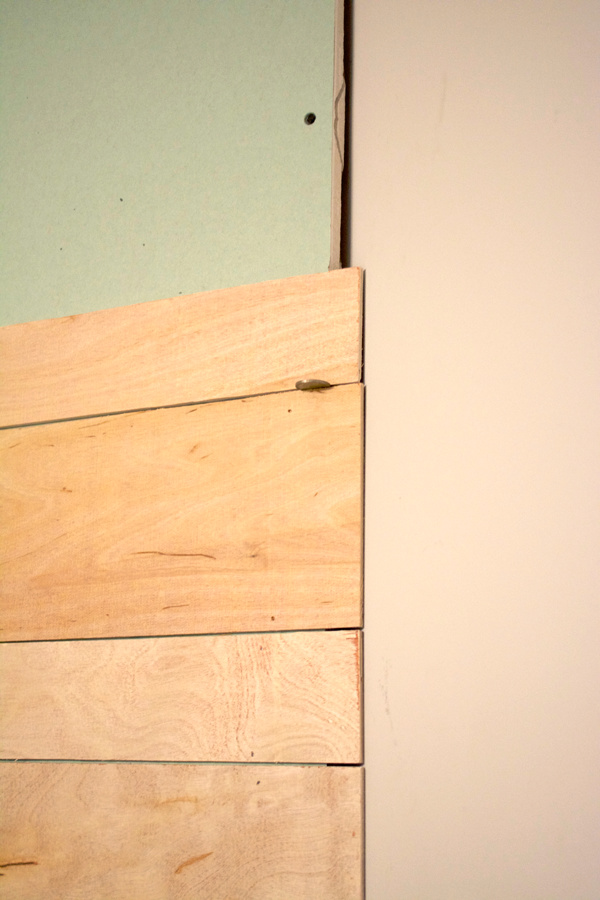 Using a Spacer For Shiplap