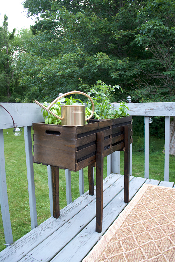 Diy Crate Raised Planter