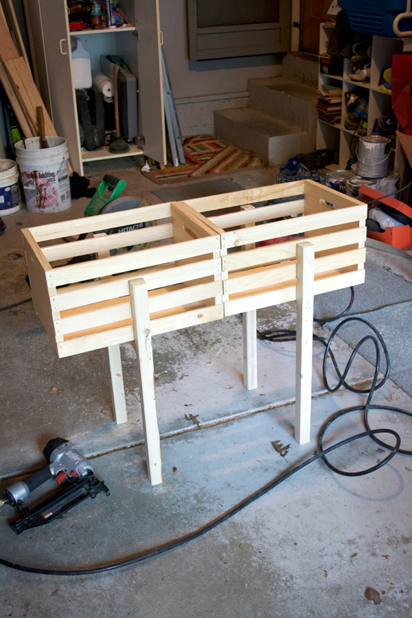 How To Build raised Crate Planter