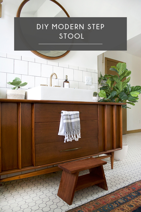 DIY Modern Step Stool