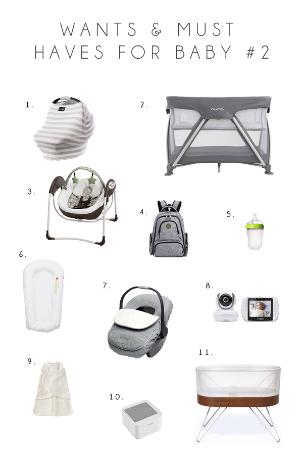 must haves for baby #2