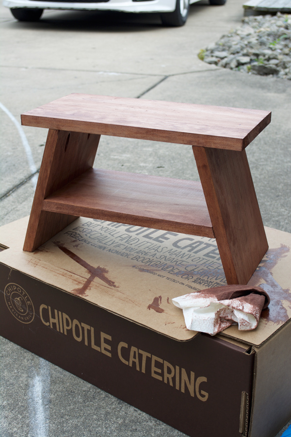 Stained Step Stool