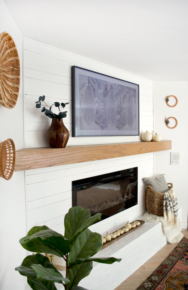 Fall Mantle Decor