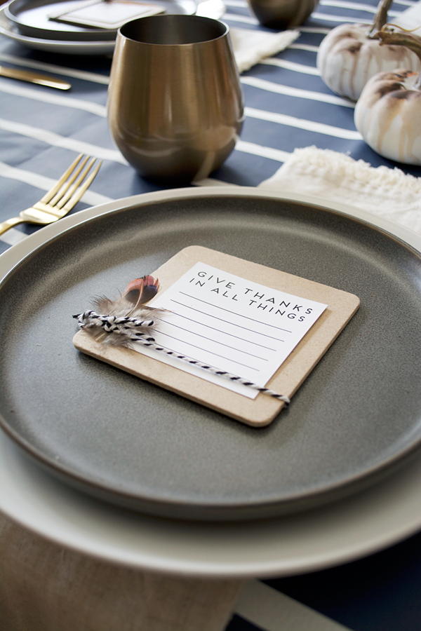 Free Thanksgiving Printable Place Setting