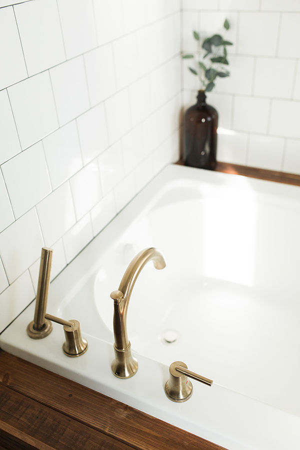 modern vintage bathroom