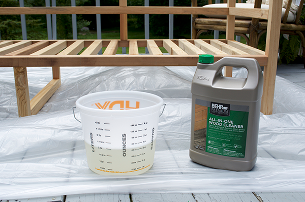 wood cleaner, outdoor wood furniture