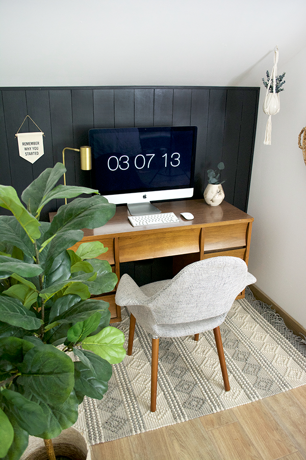 Modern Boho Office Nook Reveal