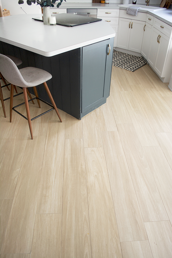 Our New Wood Look Tile Floors BREPURPOSED