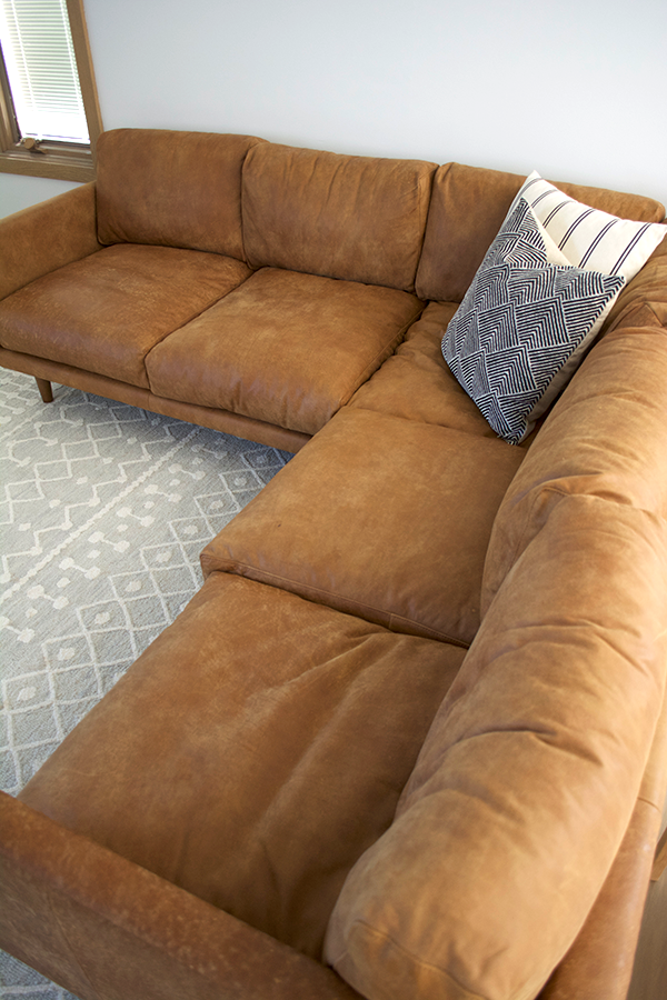 Leather Sectional Couch