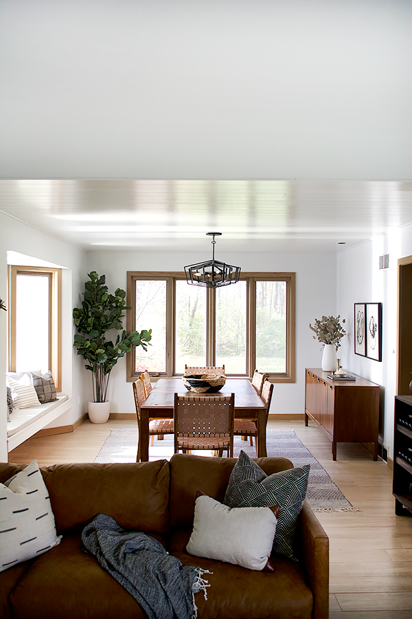 Modern Neutral Boho Dining Room