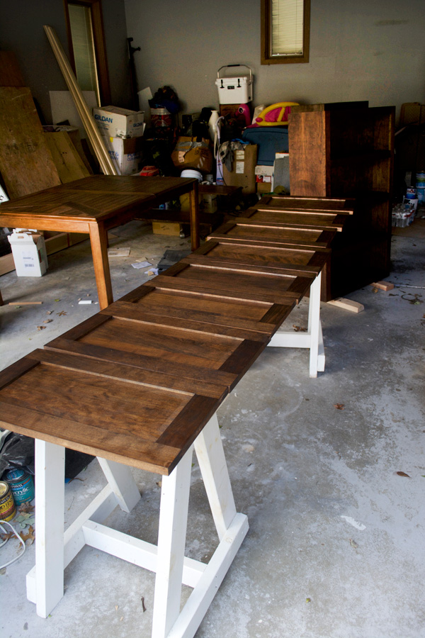 Staining Cabinet Doors