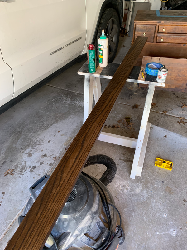 Floating Shelf Between Wall Tile