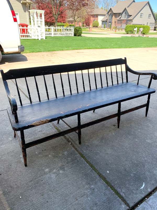 Antique Bench Makeover