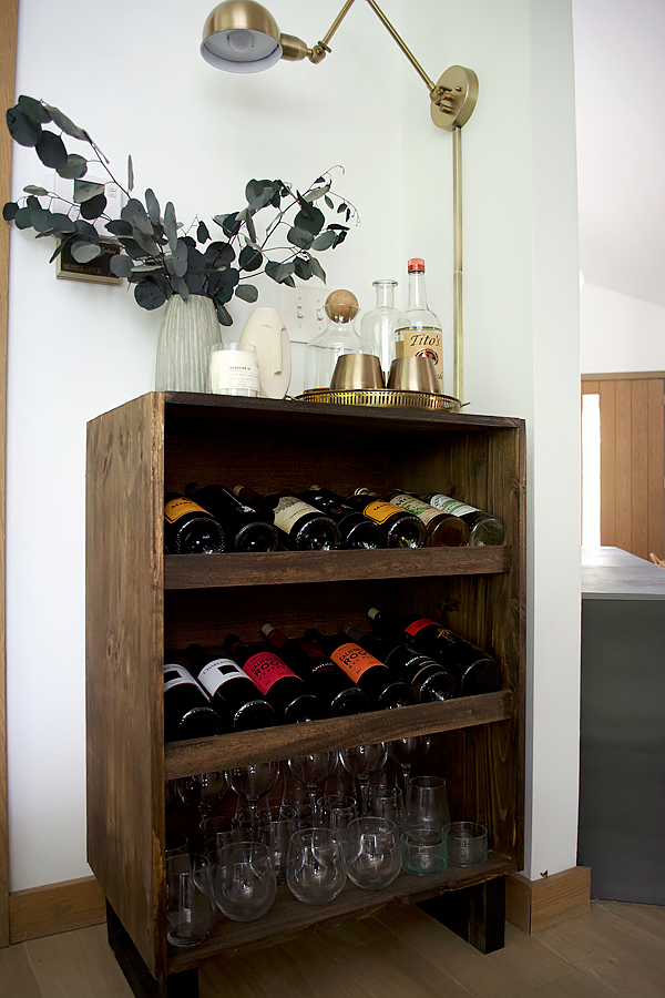 DIY Wood Wine Rack