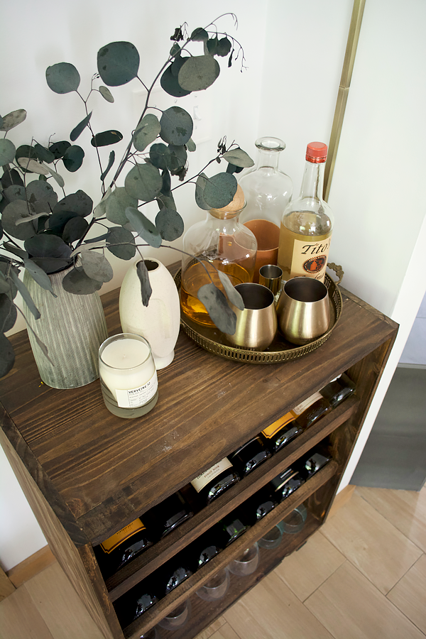 How to Style a Bar Cart