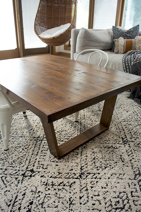 Coffee table legs wood diy deals