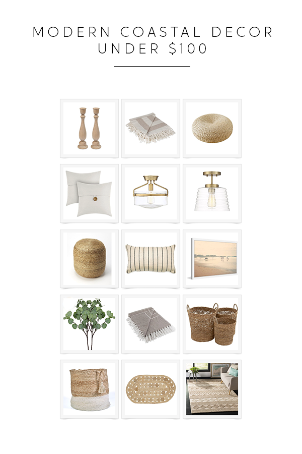 Affordable Modern Coastal Decor