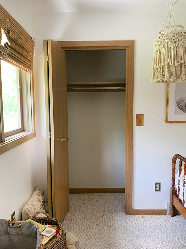 Closet Reading Nook Makeover