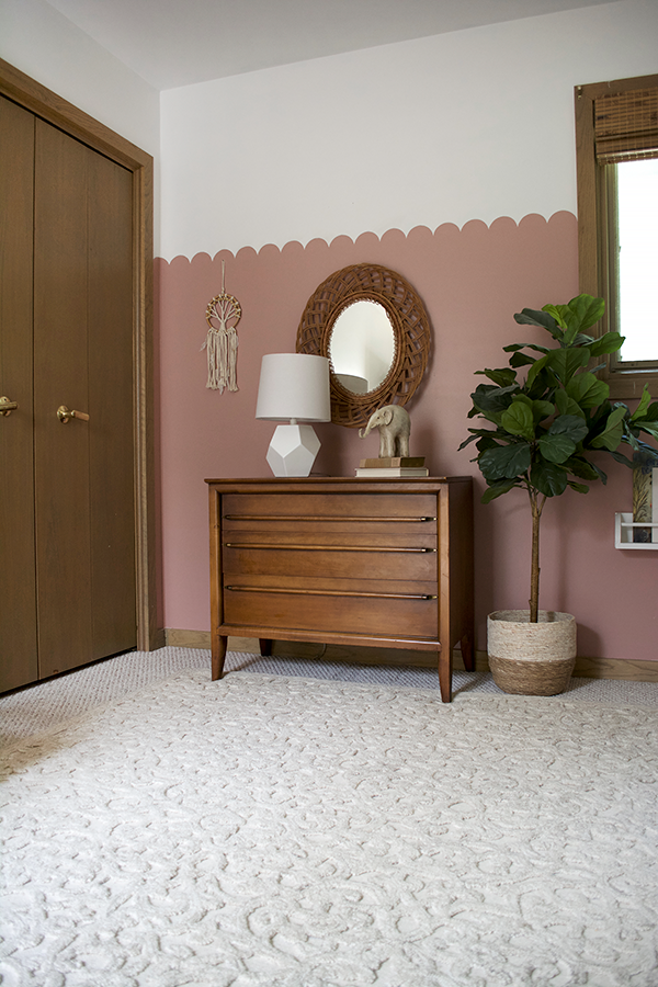 Vintage Mid Century Dresser in Kids Room