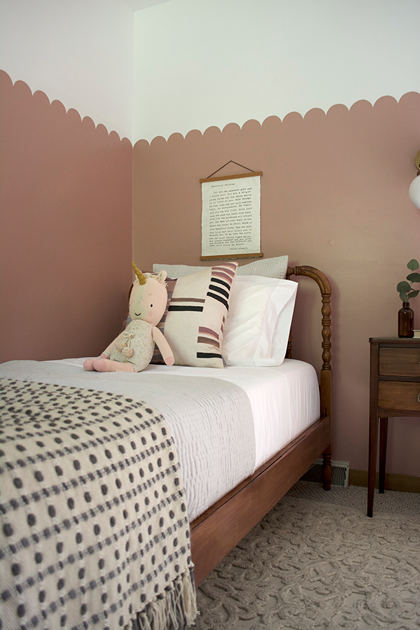 Vintage Modern Girls Pink Room