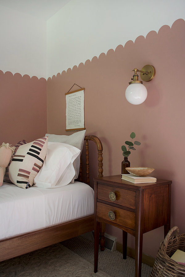 Vintage Modern Girls Pink Room