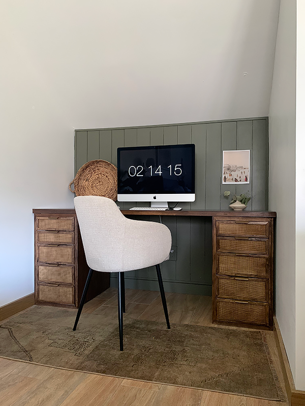 DIY IKEA Alex Desk Makeover with Cane