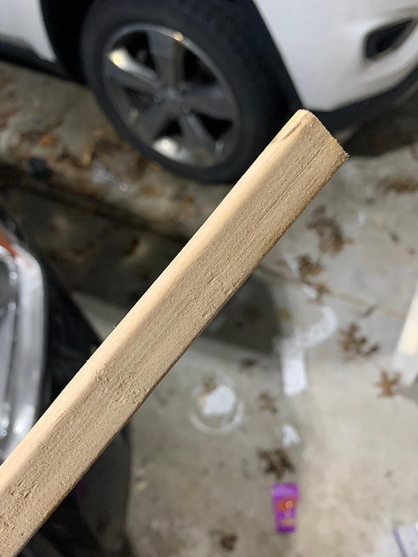 Pine Wood Trim used around drawer fronts