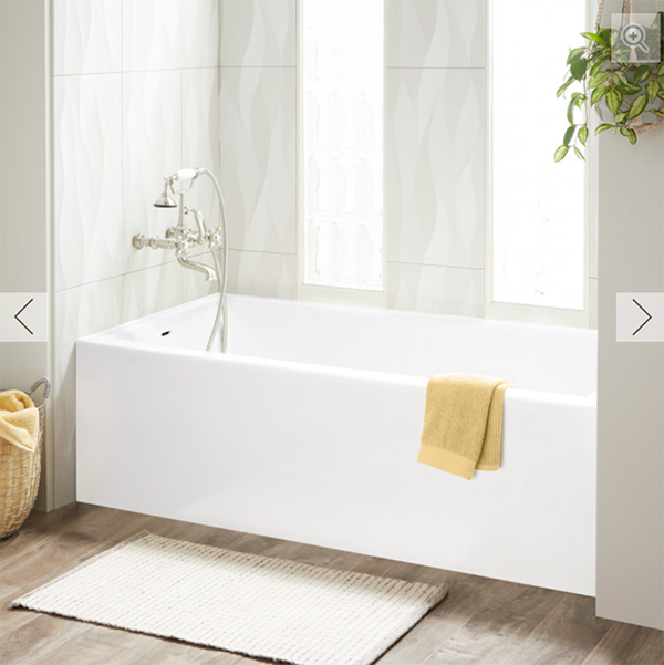 acrylic alcove tub