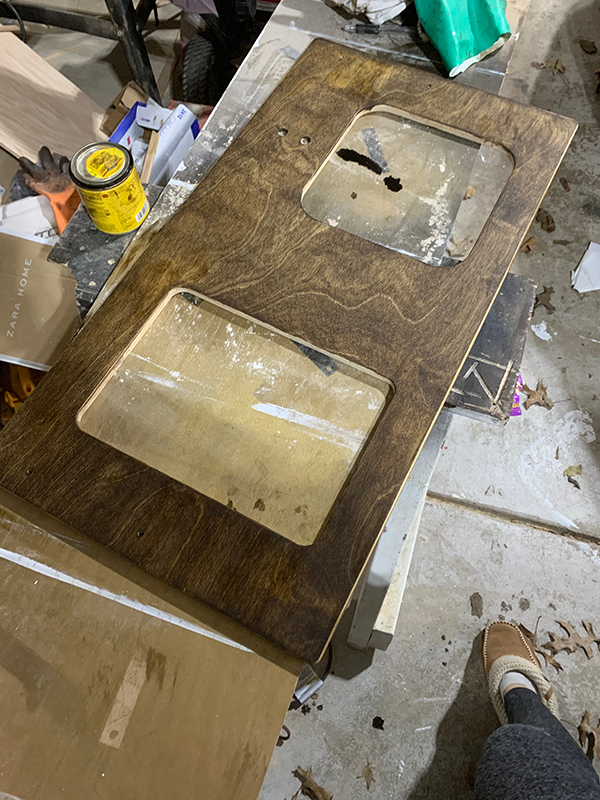 Staining the Countertop on IKEA Duktig