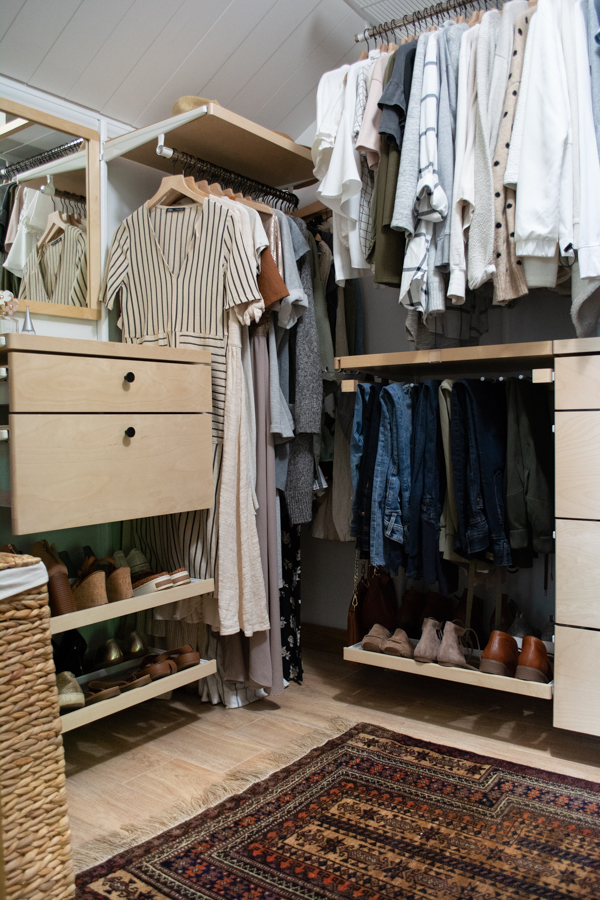 Elfa Container Store Closet Makeover