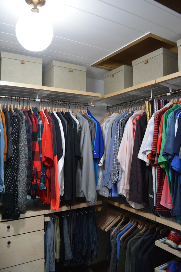 Elfa System Walk in Closet