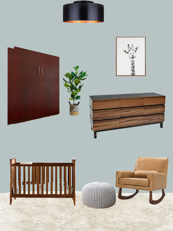 Masculine Nursery Moodboard