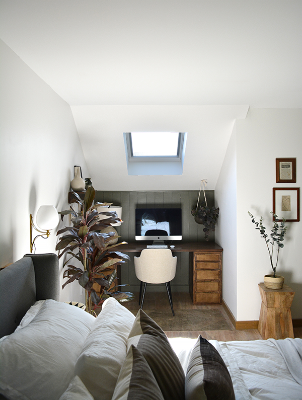 Skylight Above Desk in Office