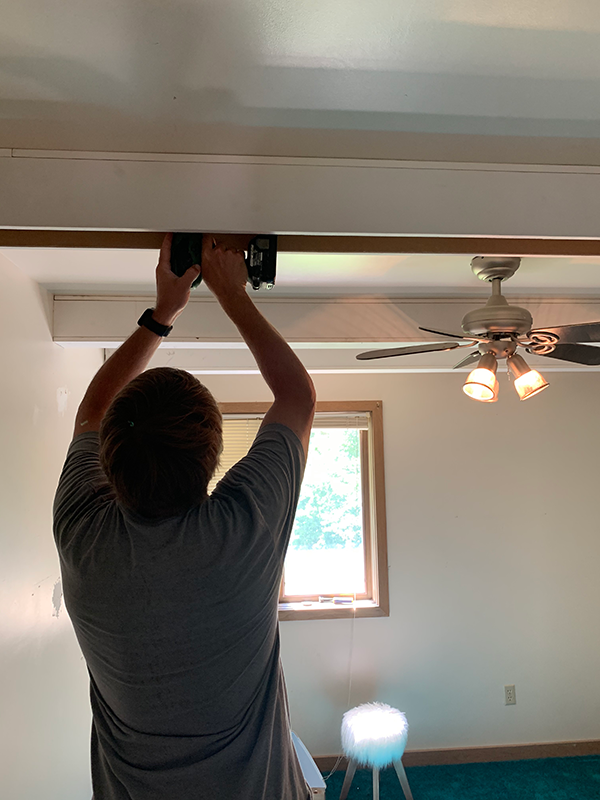 Faux Ceiling Beams Tutorial